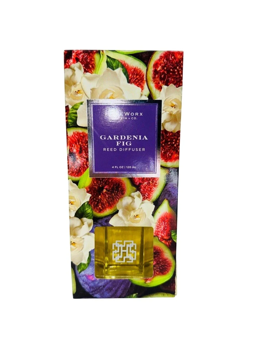NEW Homeworx Slatkin And Co. Gardenia Fig Reed Diffuser Home Fragrance Candle
